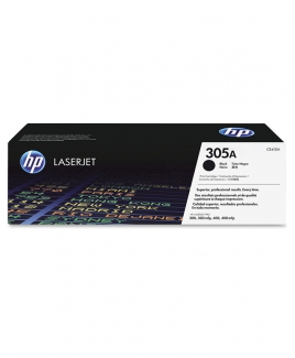 HP 305A LaserJet Toner Cartridge, black (CE410A)